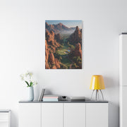 Desert Canyon Golf Course Aerial Wall Art & Canvas Print