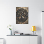 Metal Tree of Life Sculptural Relief Trees Wall Art & Canvas Print
