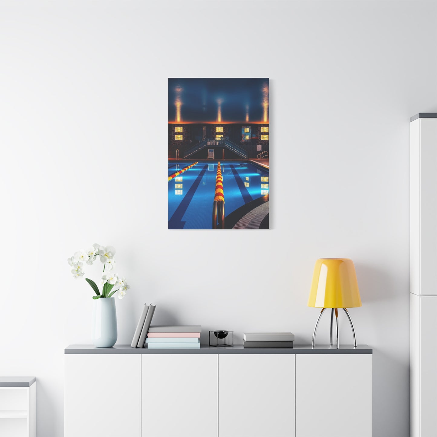 Supreme Swimming Pool Art Beautiful Collection Wall Art & Canvas Print
