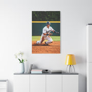 Baseball Slide Into Base Champion Wall Art & Canvas Prints