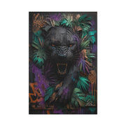 Wild Panther Graffiti Fusion Street Wall Art & Canvas Print