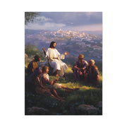 Christ Teaching the Disciples Above Jerusalem Wall Art & Canvas Print