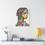 Avant Garde Collage Portrait Wall Art & Canvas Print