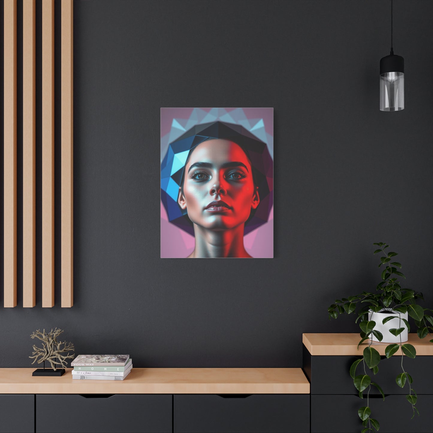 Celestial Geometric Elegance Wall Art & Canvas Print