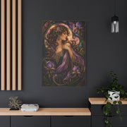 Art Nouveau Iris Muse Portrait Wall Art & Canvas Print
