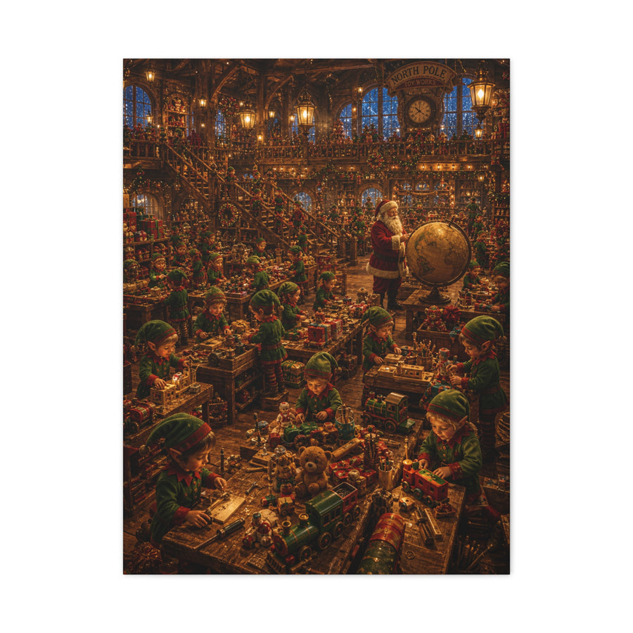 Grand North Pole Workshop Wall Art & Canvas Print