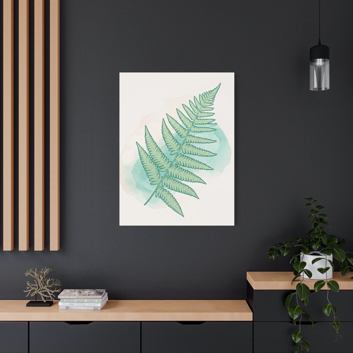 Soft Fern Botanical Study Wall Art & Canvas Prints
