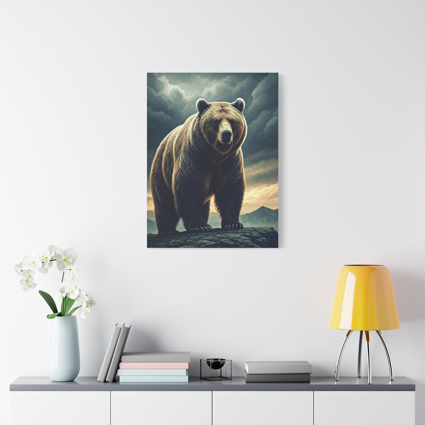 Mountain Overlook Grizzly Wall Art & Canvas Prints