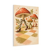 Funny Surreal Mushroom Poster Aesthetic Wall Art & Canvas Print