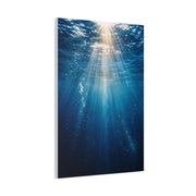 Underwater Sunlight Depth Ocean Scene Wall Art & Canvas Print