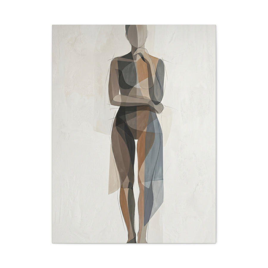 Contemporary Human-Centered Abstract Wall Art & Canvas Print