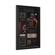 Michael Jordan Championship Memorabilia Sports Wall Art & Canvas Print