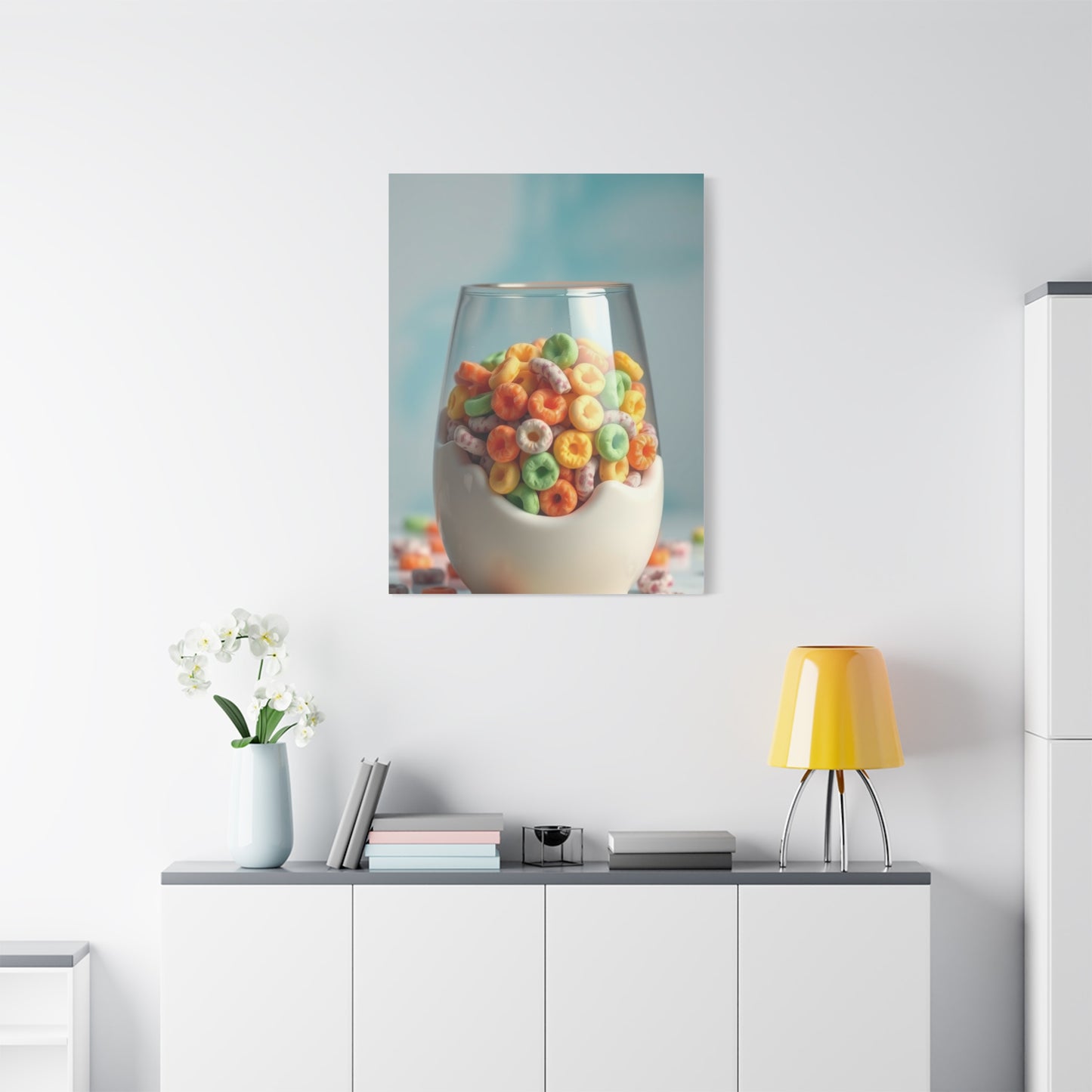 Opulent Cereal Symphony Canvas Wall Art & Canvas Print