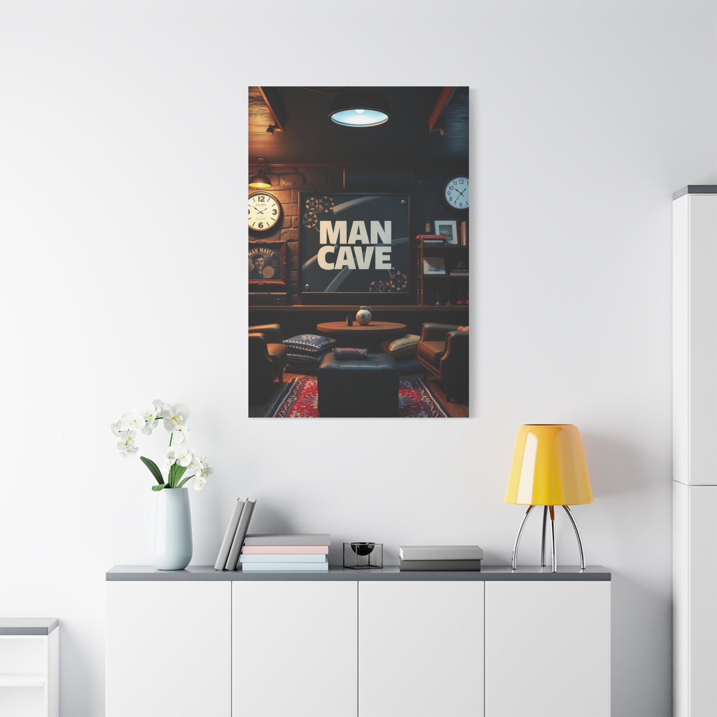 Gentlemans Sanctuary Canvas Wall Art & Canvas Print