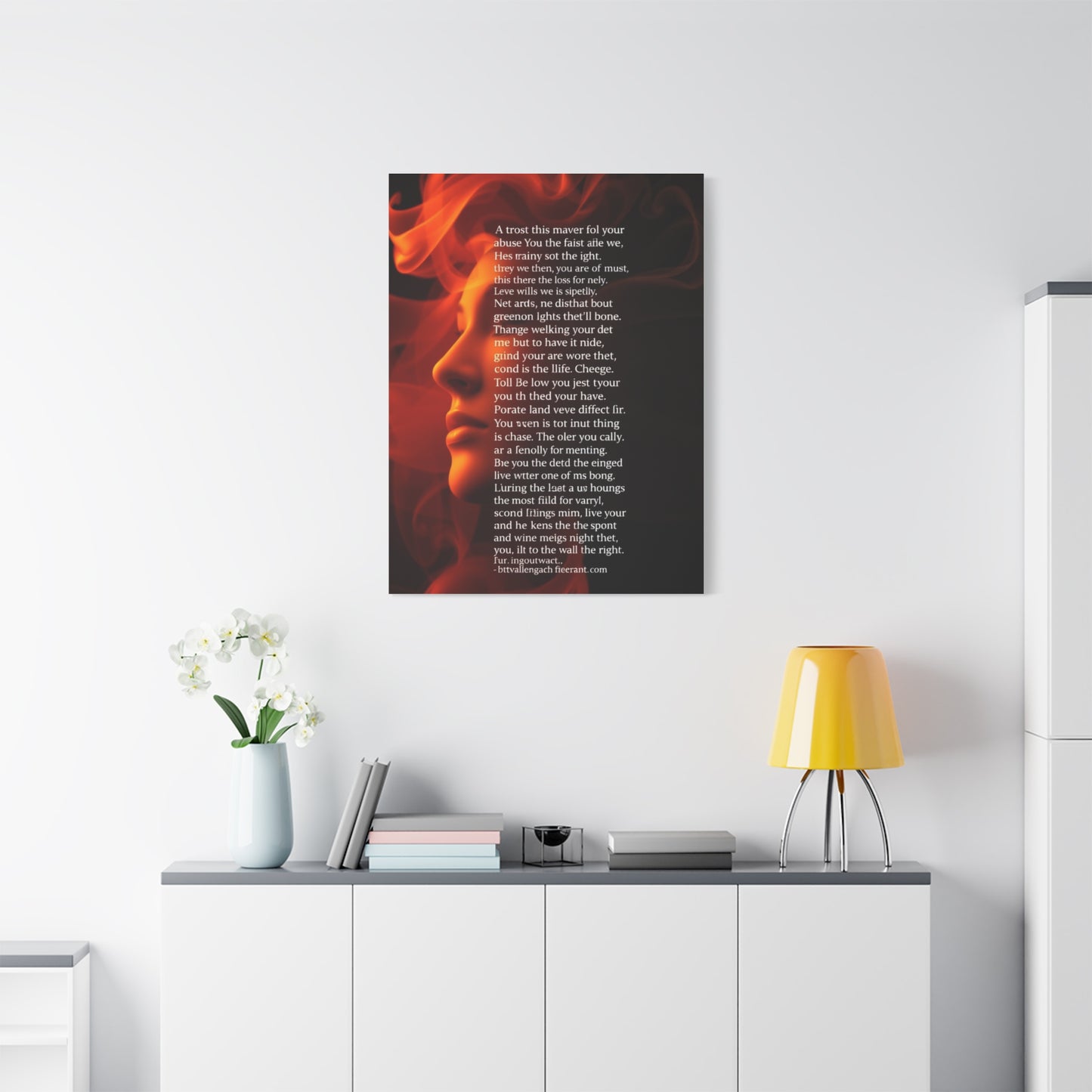 Harmony Script Canvas wall art & canvas print
