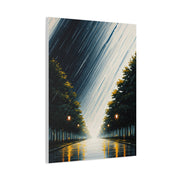 Tree-Lined Light Path Landscape Wall Art & Canvas Prints