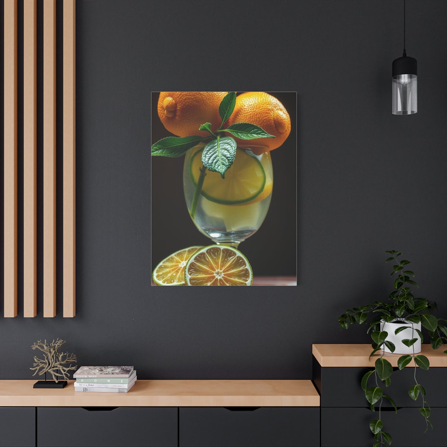 Masterpiece Lemon & Lime Art Vision Wall Art & Canvas Print