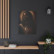 Christ with Golden Halo Contemporary Portrait Wall Art & Canvas Print