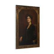 Victorian Portrait Lady in Gilded Frame Wall Art & Canvas Print