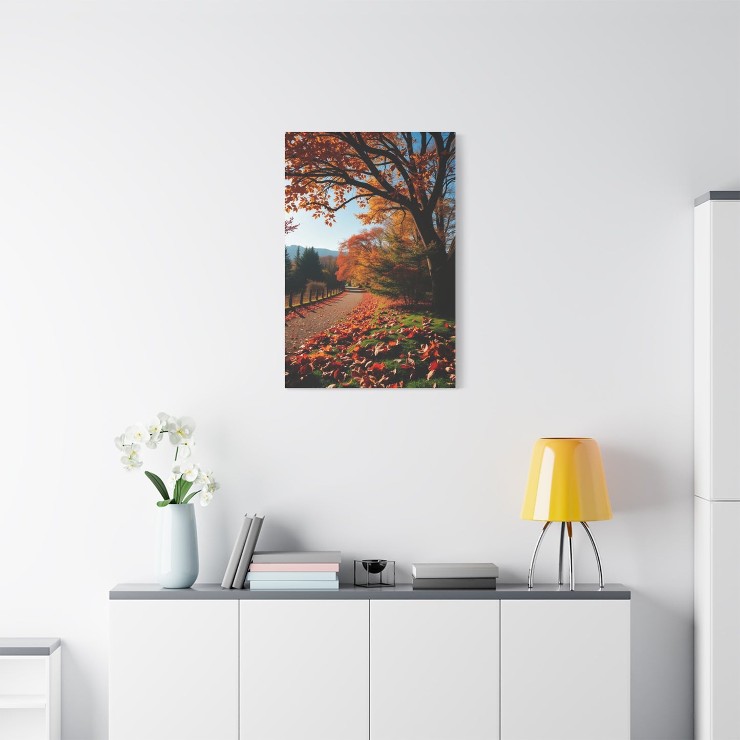 Golden Foliage Reverie Wall Art & Canvas Print