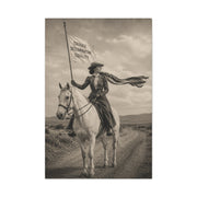 Frontier Equality Rider Portrait Scene Wall Art & Canvas Print