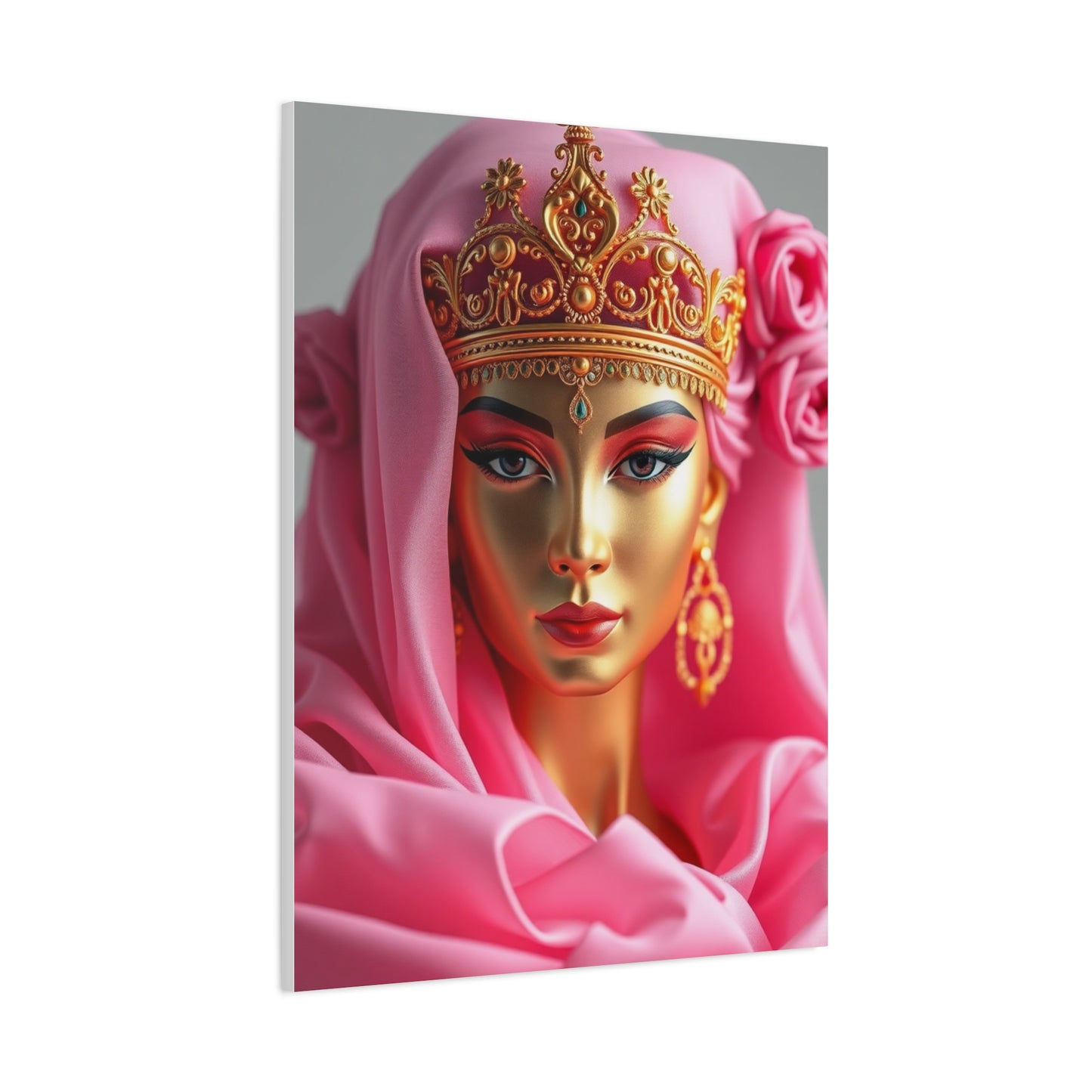 Gold & Pink Art Supreme Canvas Wall Art & Canvas Print