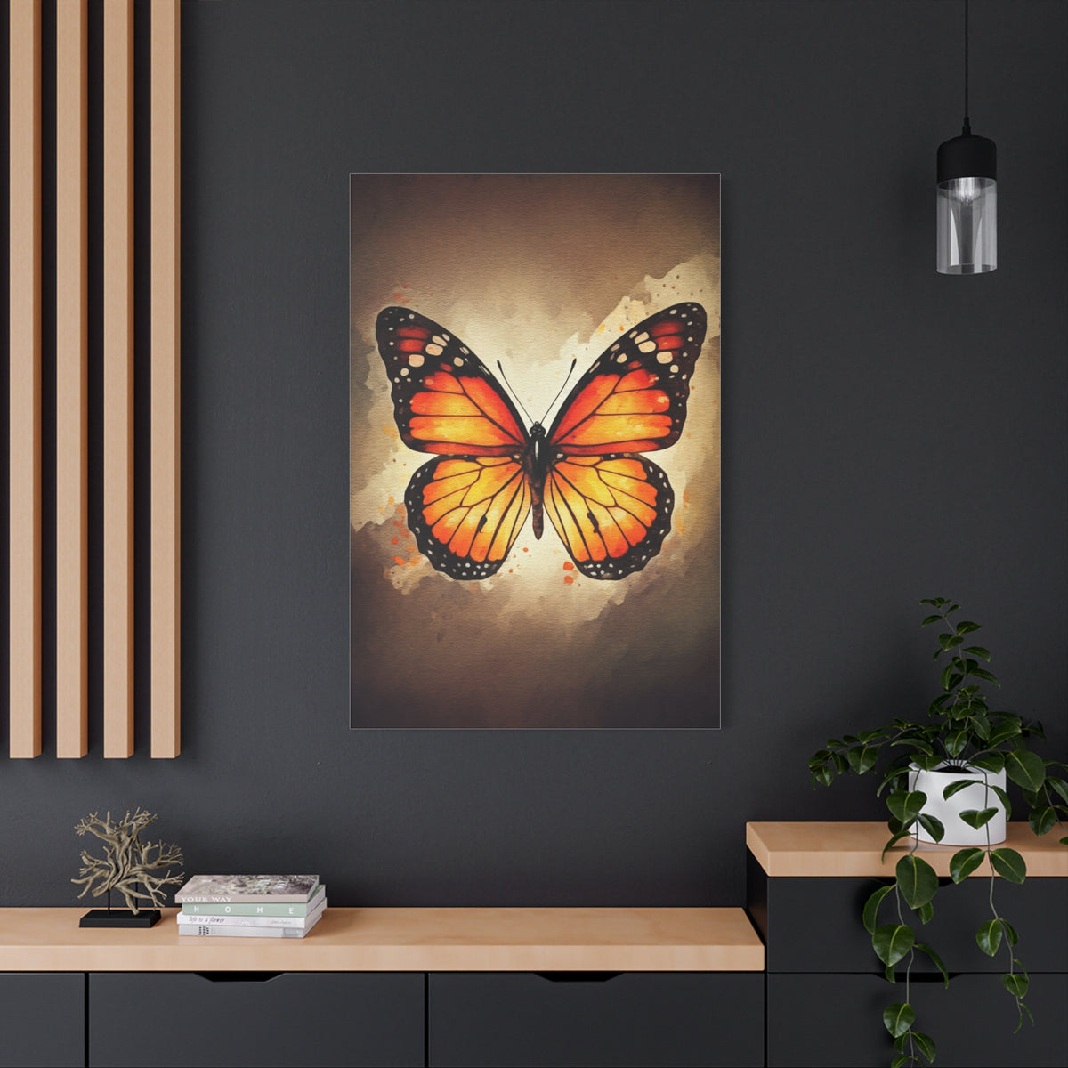 Classic Monarch Butterfly Portrait Wall Art & Canvas Prints