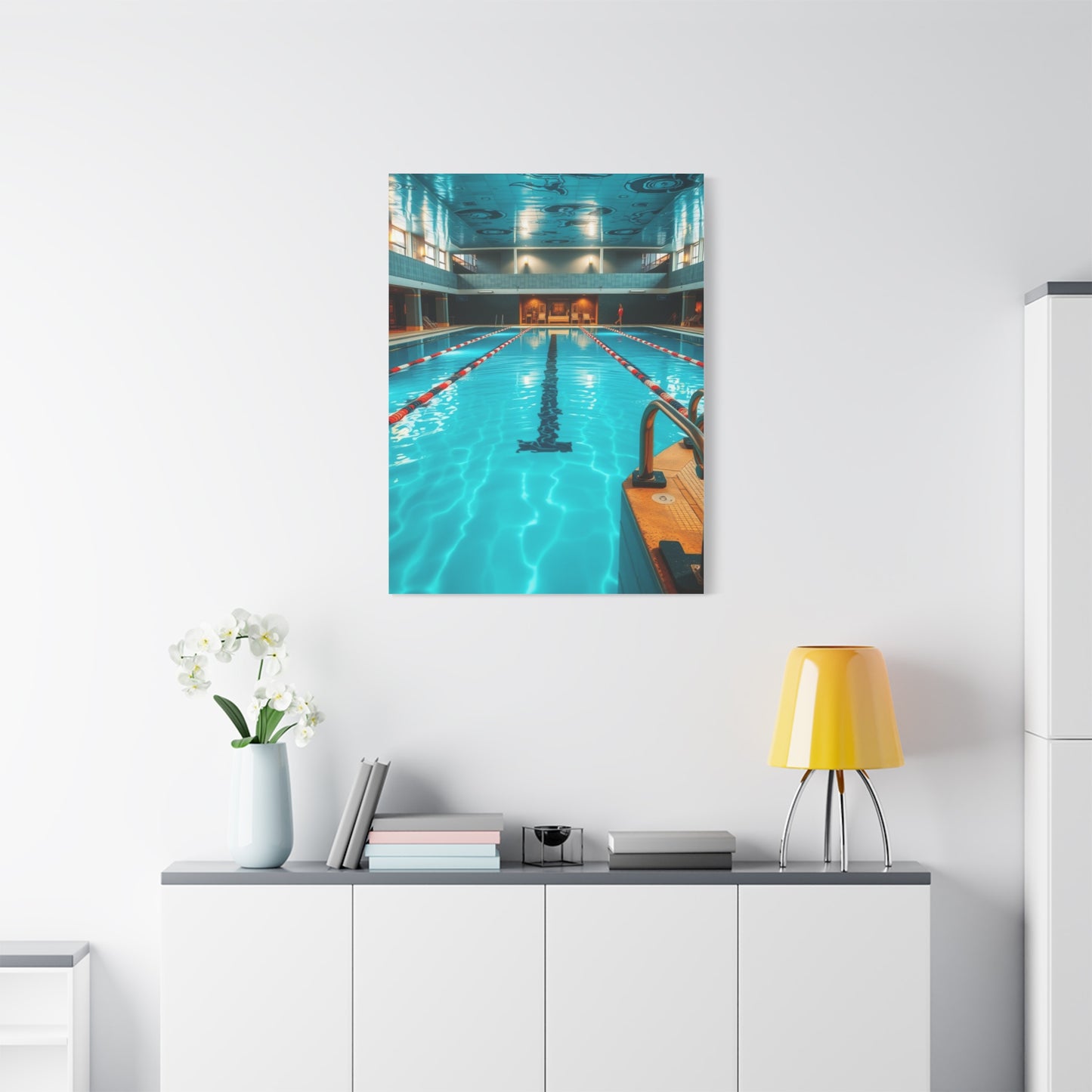 Vision Swimming Pool Art Art Wall Art & Canvas Print