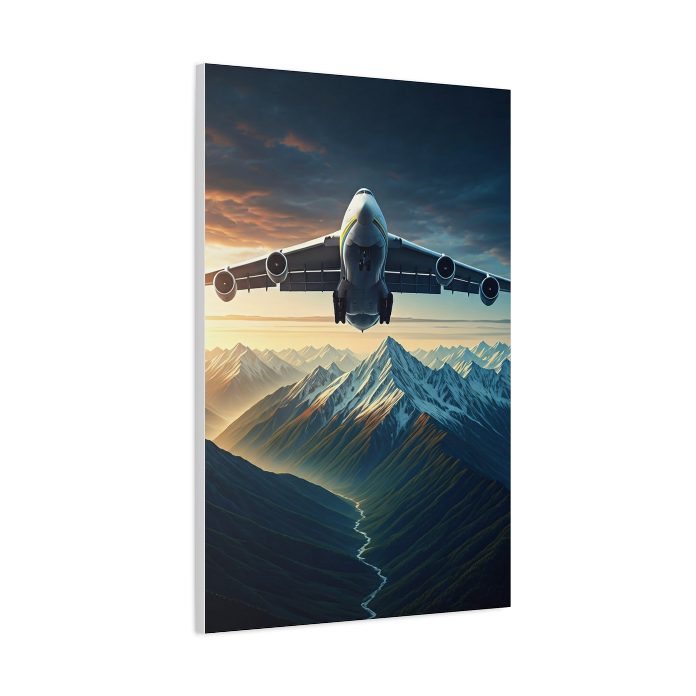 Mountain Flight Over Peaks Wall Art & Canvas Prints