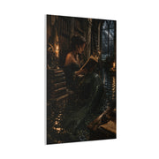 Dark Academia Mermaid Library Wall Art & Canvas Print