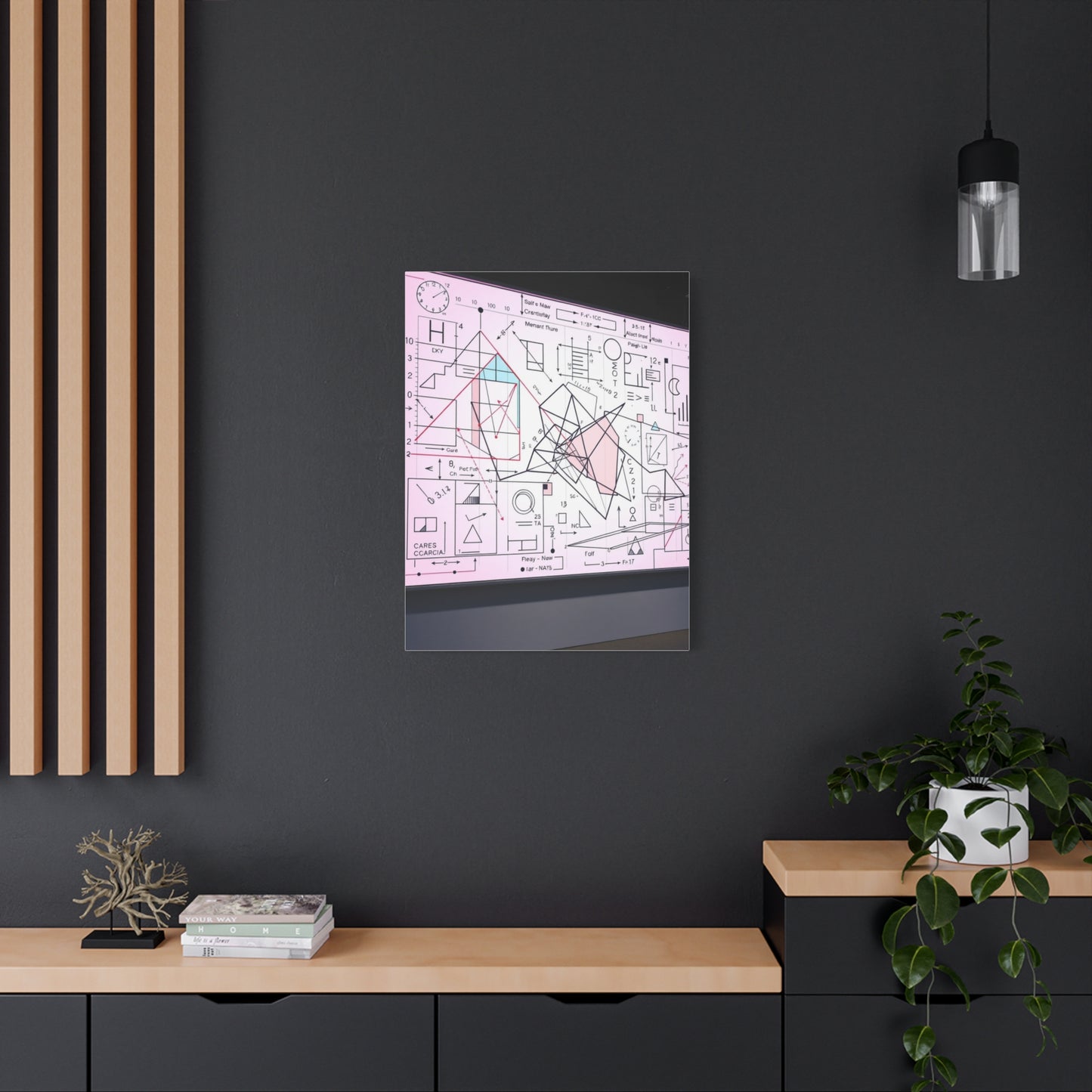 Modern Math Art for Creative Spaces Supreme Canvas Wall Art & Canvas Print