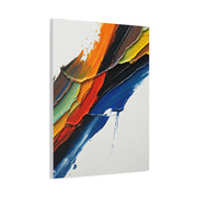 Expressive Multicolor Stroke Abstract Wall Art & Canvas Prints