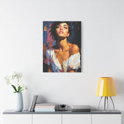 Expressive Fashion Collage Portrait Wall Art & Canvas Print