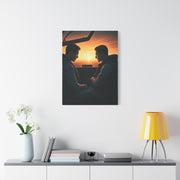 Sunset Cockpit Connection Wall Art & Canvas Prints