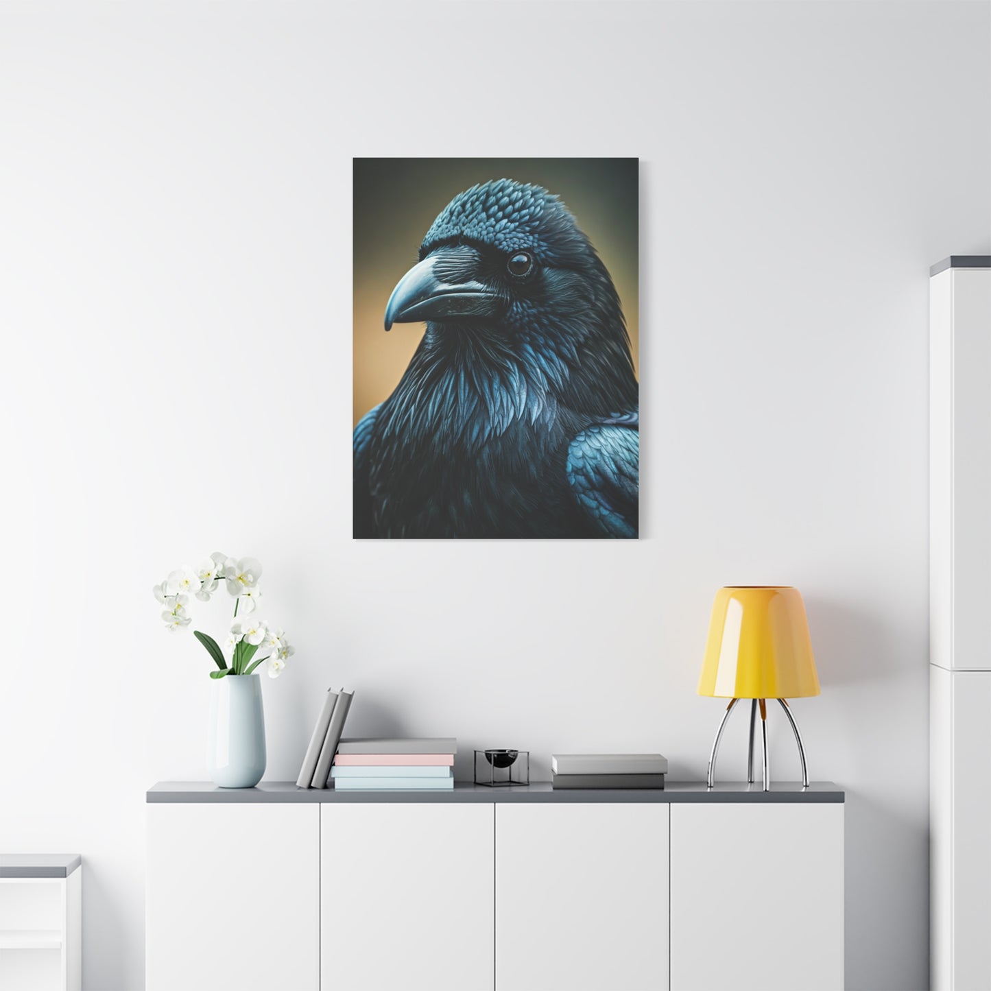 Midnight Raven Portrait Wall Art & Canvas Prints