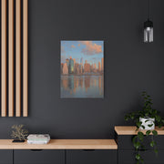 New York Skyline Morning Reflection Wall Art & Canvas Print