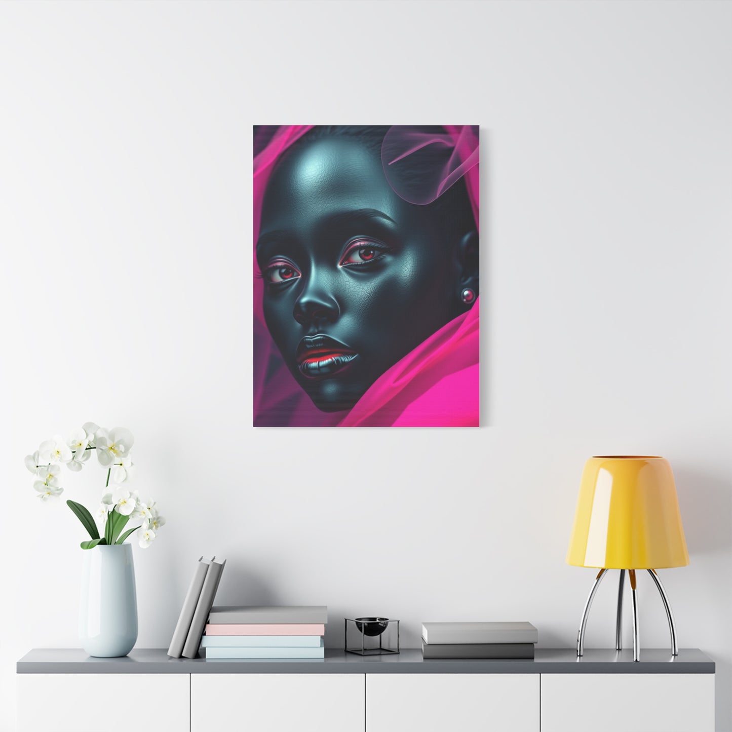 Supreme Black & Pink Art Beautiful Collection Wall Art & Canvas Print