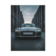 Audi R8 Berlin Minimalist Street Frame Wall Art & Canvas Prints