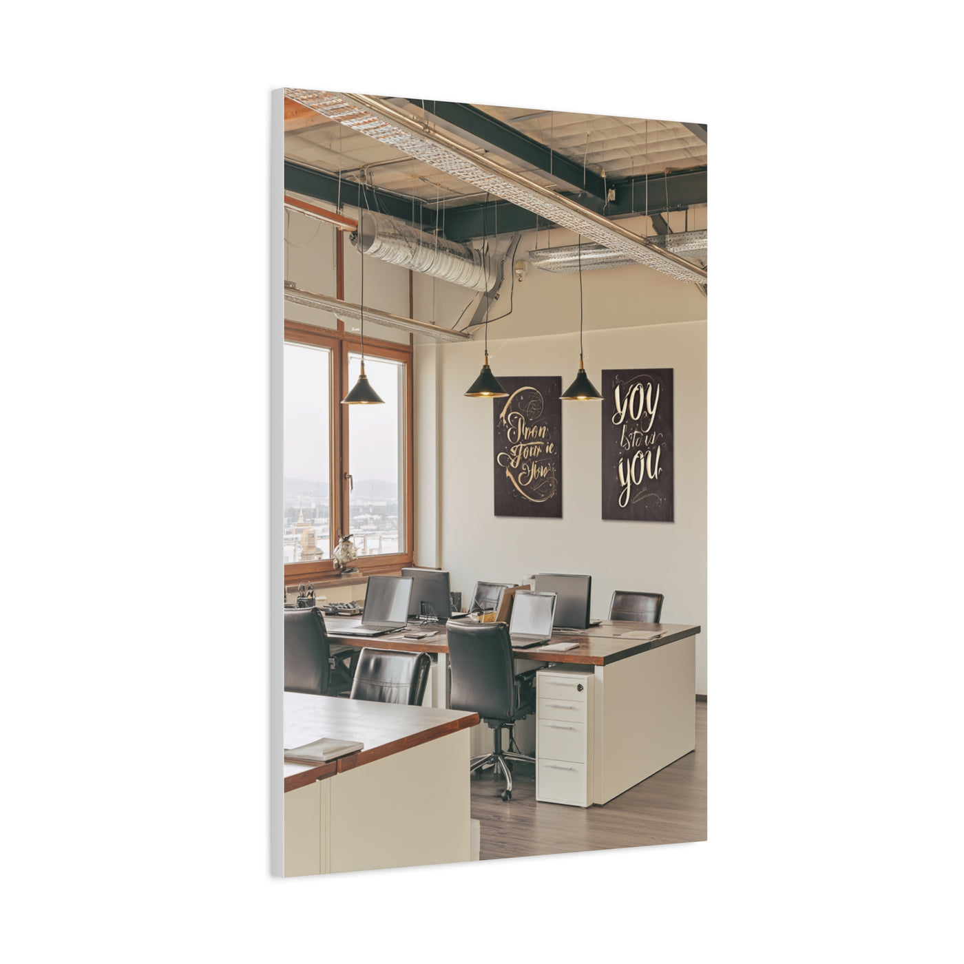 Modern Typography Motivational Wall Art & Canvas Print