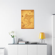 Sepia Explorer’s World Map Poster Wall Art & Canvas Prints