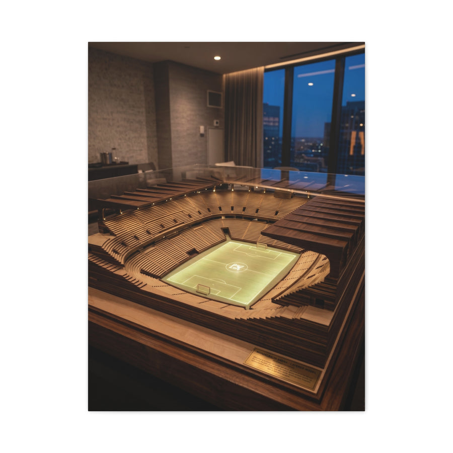 Luxury Stadium Architecture Model Sports Wall Art & Canvas Print