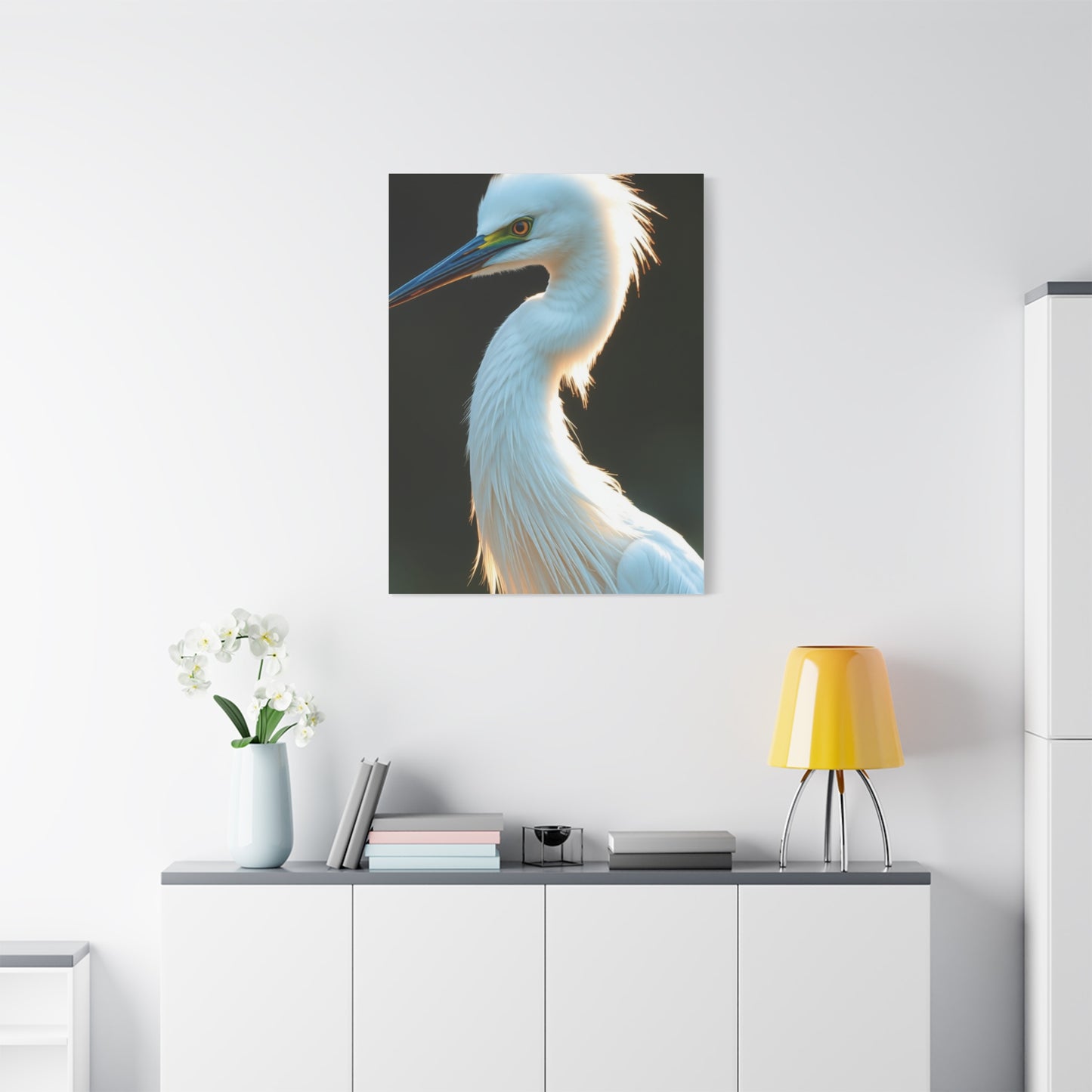 Supreme Egret Art Collection Wall Art & Canvas Print