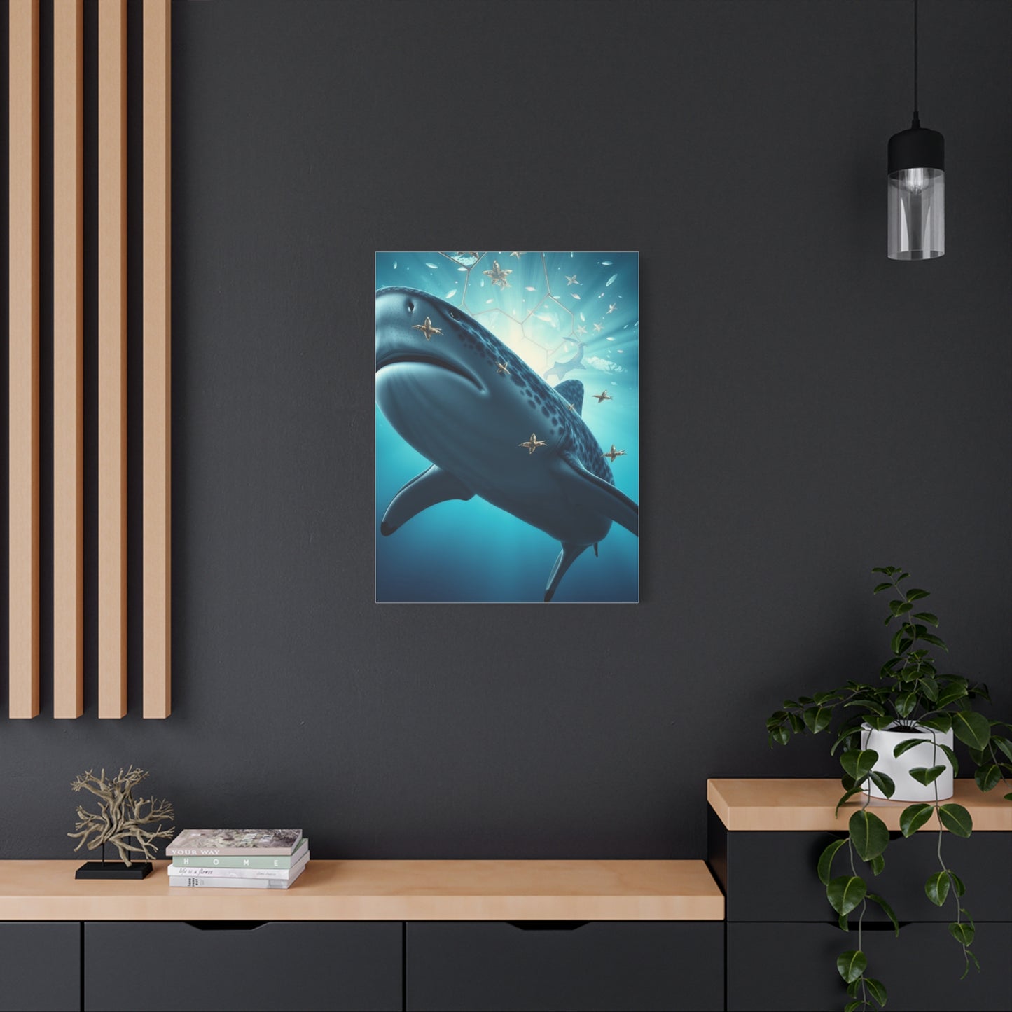 Vision Whale Shark Art Art Wall Art & Canvas Print