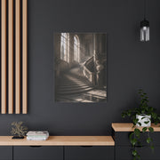 Sunlit Italian Palazzo Staircase Wall Art & Canvas Print