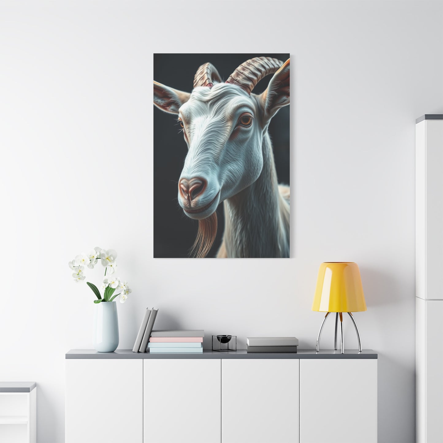 Noble Caprine Masterpiece Wall Art & Canvas Print