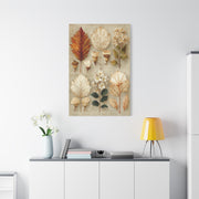 Vintage Autumn Botanical Leaf Study Wall Art & Canvas Print