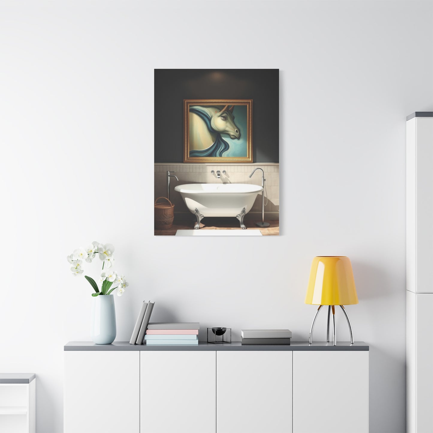 Serene Splash Artistry Wall Art & Canvas Print