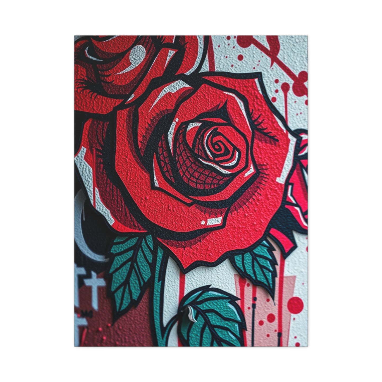 Elegant Urban Floral Canvas Wall Art & Canvas Print