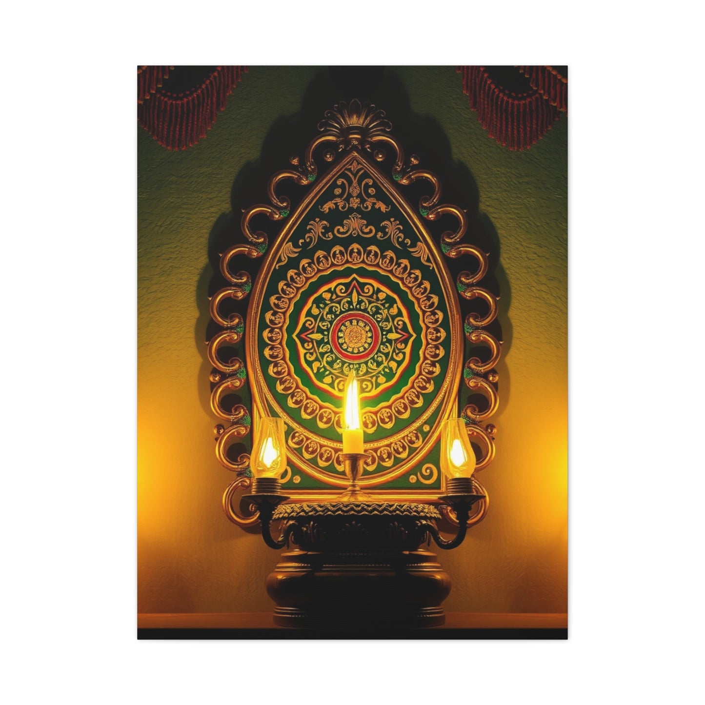 Masterpiece Indian Decor Art Vision Wall Art & Canvas Print
