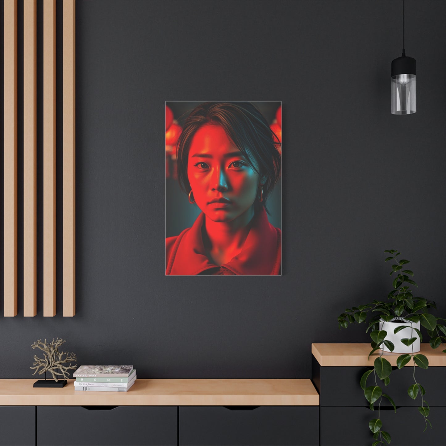 Burgundy Opulence Canvas Wall Art & Canvas Print